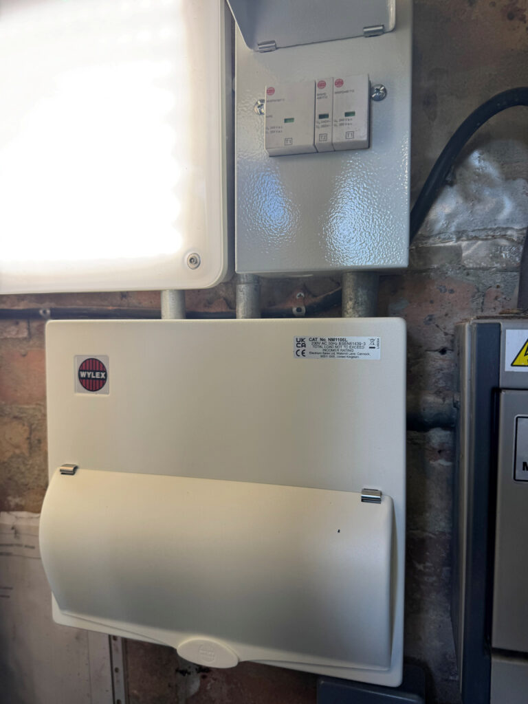 Broomfield House, Southwark, emergency lighting upgrade